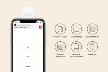 SwitchBot Tag NFC умная кнопка SmartHome