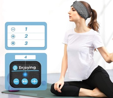 СПОРТИВНАЯ ПОВЯЗКА ДЛЯ СНА, БЕГА, BT SPEAKER