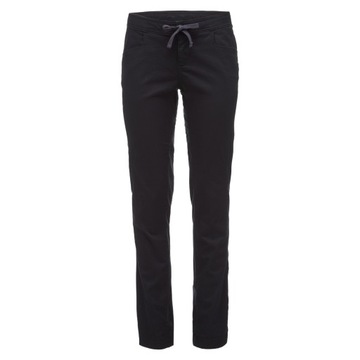 Damskie spodnie wspinaczkowe Black Diamond Credo bawełniane czarne 8