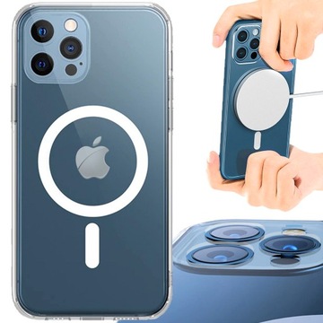 Etui MAGSAFE SHOCK do iPhone 15 Pro Max | + SZKŁO