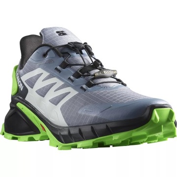 Buty biegowe Salomon Supercross 4 Flint/Black/Grgeck - 44 2/3 (10)