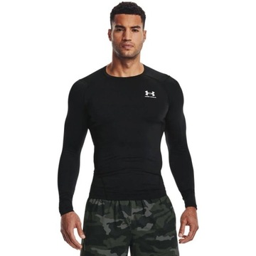 Koszulka męska z długim rękawem czarna Under Armour Comp LS 1361524-001 2XL