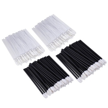 PIXNOR 200PCS Lip Brushes Soft Multipurpose Lip Gl