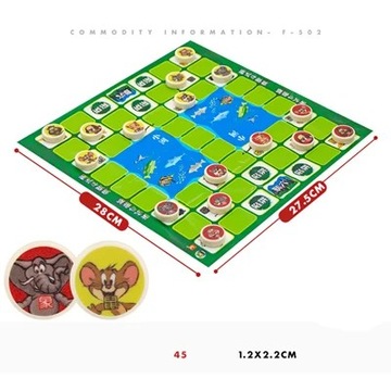 Mini przenośny plastikowy gobang/szachy/ers/zwierząt er/szachy samolotowe