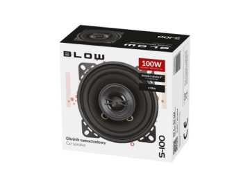 BLOW POWERFUL MOTOR VEHICLE SPEAKER 100W 100mm 4'' FRONT 10cm REAR
