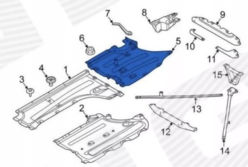 BMW X3 G01 X4 G02 18+ Podłoga materiał tylna LEWA PRAWA KOMPLET osłona