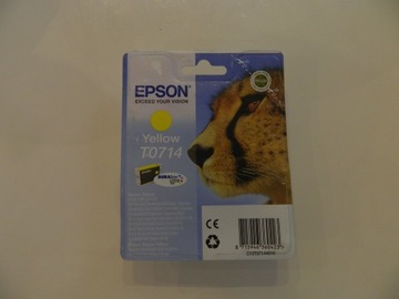 TUSZ ORYGINAŁ EPSON T0714 YELLOW DX7450 DX8450