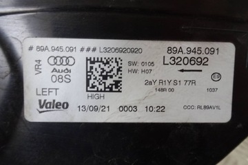 AUDI Q4 E-TRON - SVĚTLO ZADNÍ LEVÝ