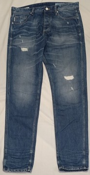 jeansy spodnie męskie JACK&JONES 36/36 ERIK ANTI FIT wymiary podanew opisie