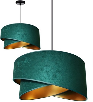 LAMPA WISZĄCA SUFITOWA ŻYRANDOL ABAŻUR NOWOCZESNY
