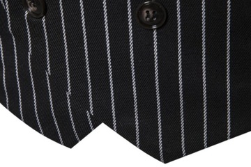 Garnitur męski dwurzędowy NMfQlLXw slim r. XL czarny