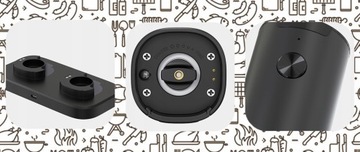 НАБОР ИЗ 2 ЭЛЕКТРИЧЕСКИХ МЕЛЬНИЦ ДЛЯ СОЛИ И ПЕРЦА ДЛЯ СПЕЦИЙ, РЕГУЛИРУЕМАЯ ТОЛЩИНА