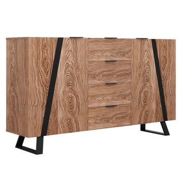 Деревянный комод-буфет с 4 ящиками.