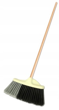 MIOTŁA GOSPODARCZA XL SKOŚNA 30CM Z TRZONEM