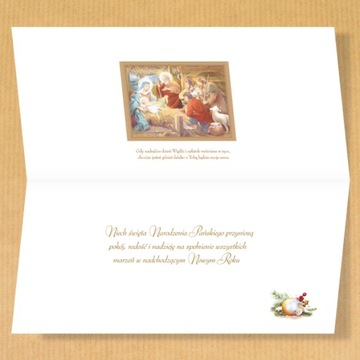 ОТКРЫТКА ОТКРЫТКА LAURKA РОЖДЕСТВЕНСКИЙ КОНВЕРТ 1 шт.