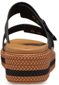 Damskie Klapki Koturn Crocs Brooklyn Woven Buckle 209978 41-42