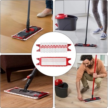 ВСТАВКА ДЛЯ ПЛОСКОЙ ШВАБРЫ VILEDA ULTRAMAX, КОНЕЦ, КРЫШКА, ЗАМЕНА АБСОРБИРУЮЩЕЙ ШВАБРЫ