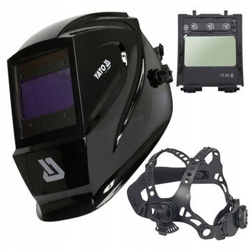 YATO PRZYŁBICA SPAWALNICZA TRUE COLOR SAMOŚCIEMNIAJĄCA REGULACJA FILTRA