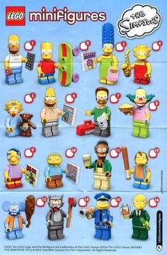 LEGO 71005 MINIFIGURES INSTRUKCJA SPIS NOWA