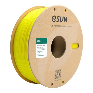 eSun ABS+ Filament żółty papierowa szpula 1.75mm