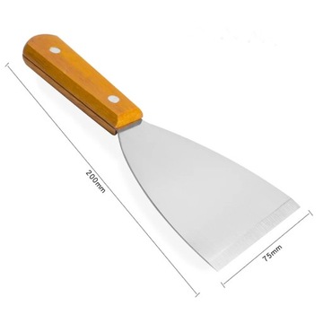 Stainless Steel Fried Shovel Spatula Steak Pizza Grasping Cutters Spade