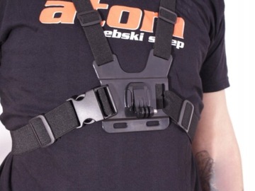 UCHWYT SZELKI DO GO PRO KAMER SPORTOWYCH NA KLATKĘ