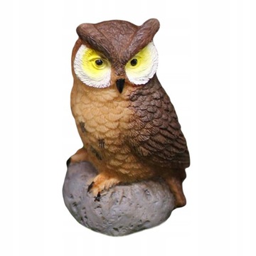 Miniaturowe figurki sów mikro element dekoracji