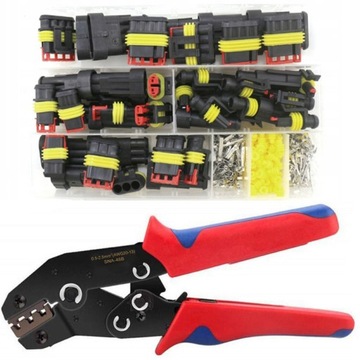 НАБОР РАЗЪЕМА CUBE, ГЕРМЕТИЧНЫХ СОЕДИНИТЕЛЬНЫХ КАБЕЛЕЙ + ОБЖИМНЫЙ ИНСТРУМЕНТ 0,5-2,5 мм2