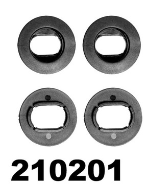 Dodge Grand Caravan 2007-2020 коврики черные резиновые Rezaw-Plast