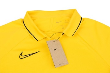 Koszulka męska Nike DF Academy 21 Polo SS żółta CW