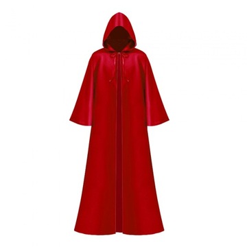 Halloweenowa peleryna, peleryna czarownicy, d