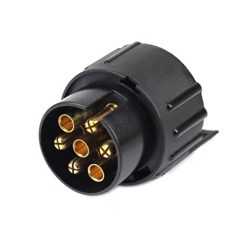 Adapter przejściówka do gniazda do bagażnika na hak do przyczepy AMIO 7/13
