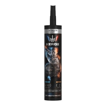 MOCNY KLEJ HYBRYDOWY HEROS DO STYROPIANU BETONU BLACHY SZKŁA DREWNA 290ml