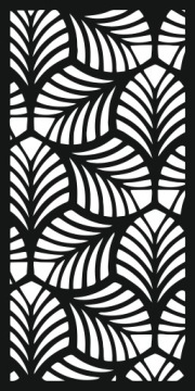 OBRAZ AŻUROWY DEKORACJA ŚCIENNA PANEL LIŚCIE W03