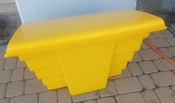 POJEMNIK skrzynia na piasek piach sól sorbent PPM 70L 70 litrów żółty