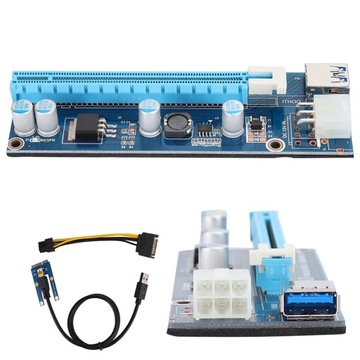 Переходник-удлинитель Mini PCI-E на PCI Express16x