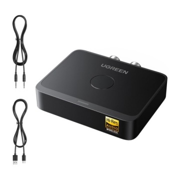 Ugreen Přijímač Bluetooth 6.0 adaptér BT505 Ldac Hi-Res Audio Usb-c 300 mAh