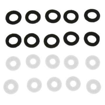 10 шт., фетровые шайбы для трубы, подушка, аксессуар для духовых инструментов, черный