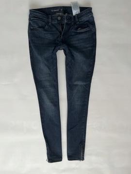 C&A stretch spodnie dżinsy RURKI jeans 34 XS