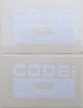 NAKLEJKI BECKER CODE NA SZYBE MERCEDES W124 W140 W168 W202 W208 W210 R170