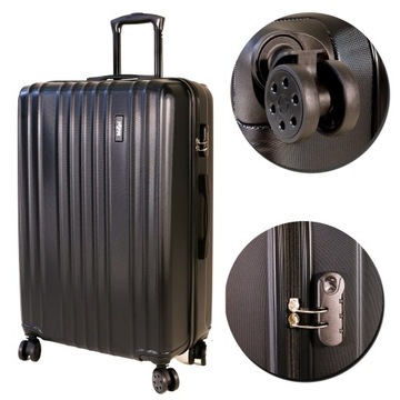 Walizka Podróżna Na Kółkach ABS Średnia Travel Case 75 L - MAPI
