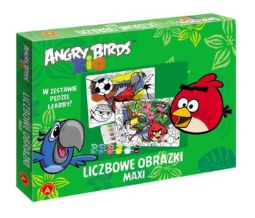 Картина по номерам Angry Birds