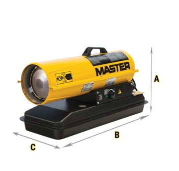 Маслонагреватель MASTER B 35 CEL, вентилятор 10 кВт