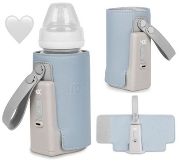 Портативный подогреватель для бутылочек Lionelo Care Thermup Go plus blue sky