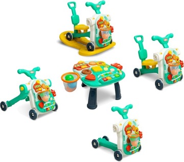 МНОГОФУНКЦИОНАЛЬНЫЙ УЧЕБНЫЙ СТОЛ 5-В-1 САМОКАТ МУЛЬТИ-ИГРУШКА