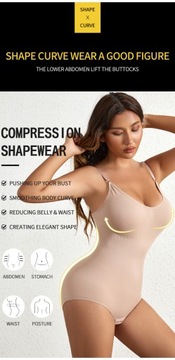 Женское боди Flarixa Seamless Bodyshaper Open Cr