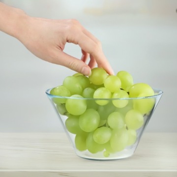 СТЕКЛЯННАЯ САЛАТНИЦА 17см ДЛЯ САЛАТНЫХ ЗАКУСОК