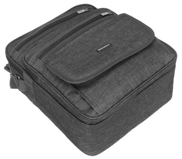 Вместительная мужская сумка-мессенджер Rovicky с карманами А4.