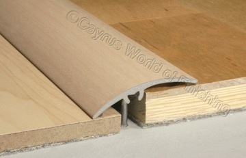 Listwa progowa Effector A65/93 cm srebro silikon