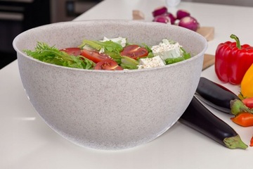 Миска пластиковая, набор из 3-х салатников, крышки для тортов, органические, 1,5л, 3л, 6л